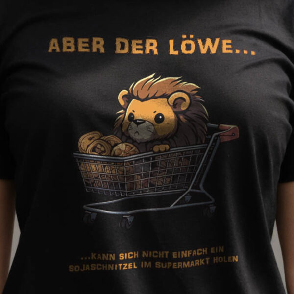 t-shirt: Aber der Löwe… (Bio)