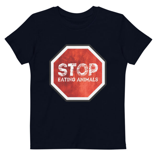 t-shirt: Stop Eating Animals (Bio Kids)