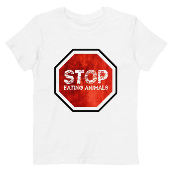 t-shirt: Stop Eating Animals (Bio Kids)