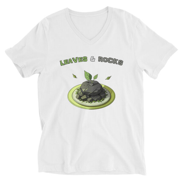 t-shirt: Leaves & Rocks V-Neck