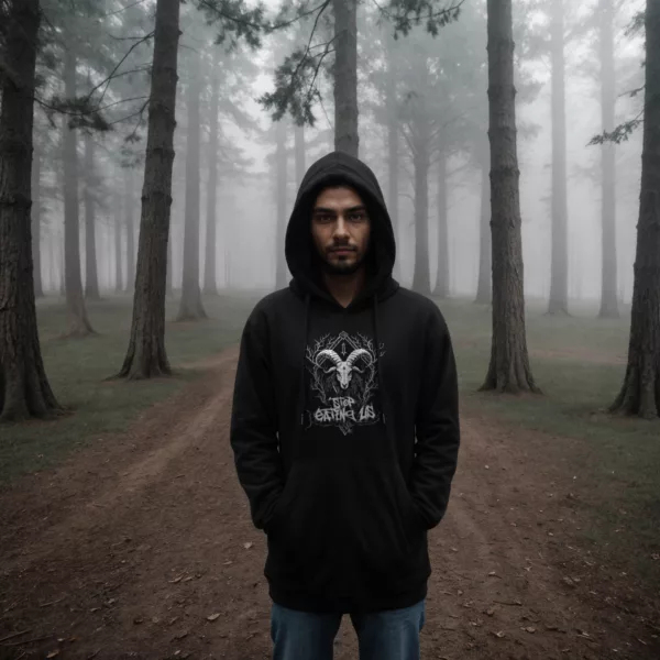 hoodie: Black Metal Hoodie
