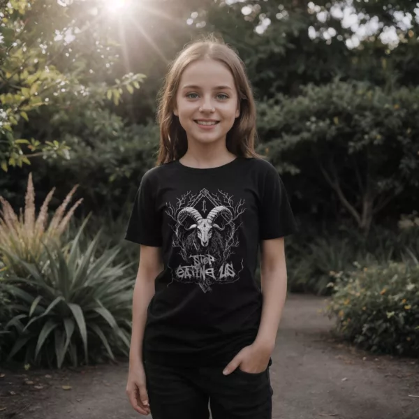 t-shirt: Black Metal (Bio Kids)