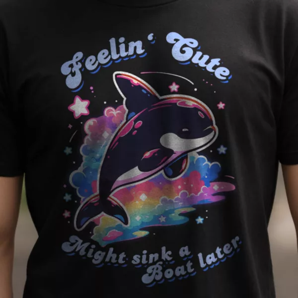 t-shirt: Cute Orca