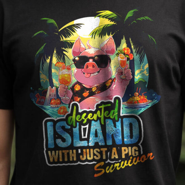 t-shirt: Deserted Island (Bio)