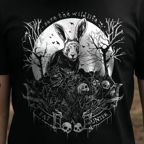 t-shirt: Eat a Hunter (Bio)