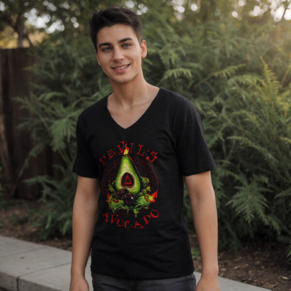 t-shirt: Devil's Avocado V-Neck