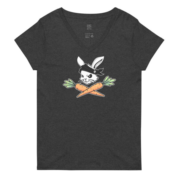 t-shirt: Crossed Carrots V-Neck (Recycled)