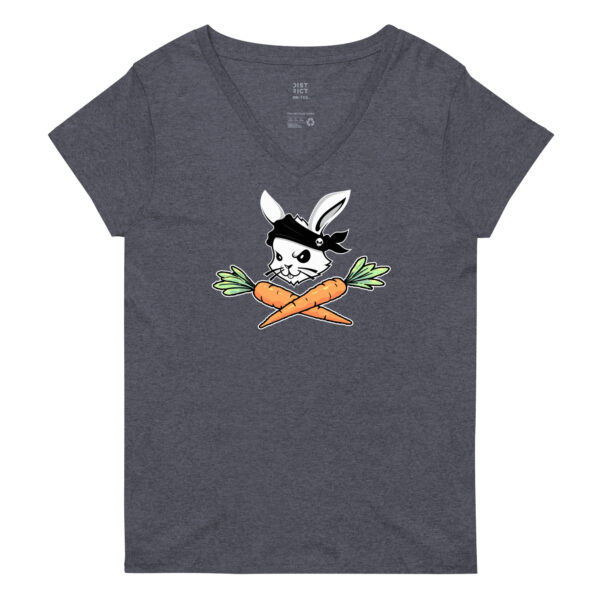 t-shirt: Crossed Carrots V-Neck (Recycled)