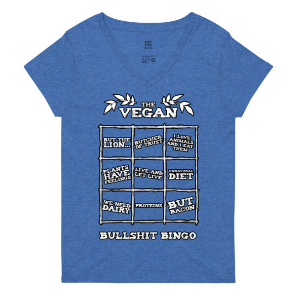 t-shirt: Vegan Bullshit Bingo V-Neck (Recycled)