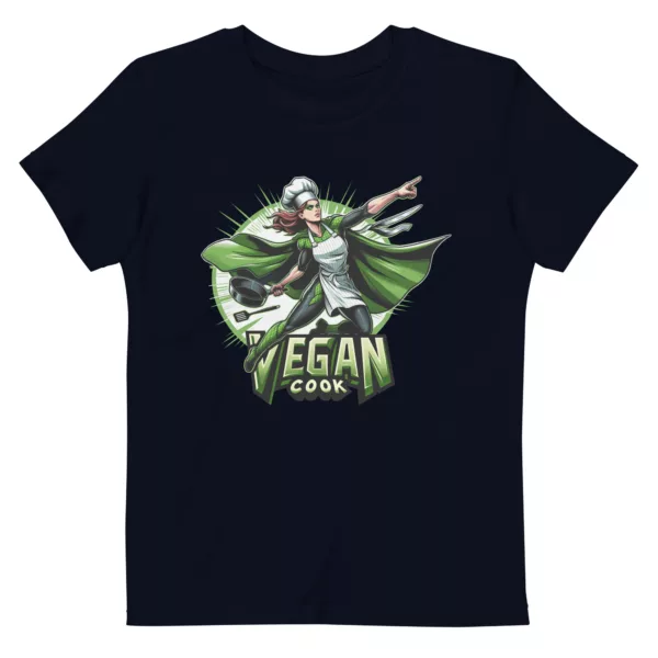 t-shirt: Vegan Cook Heroine (Bio Kids)