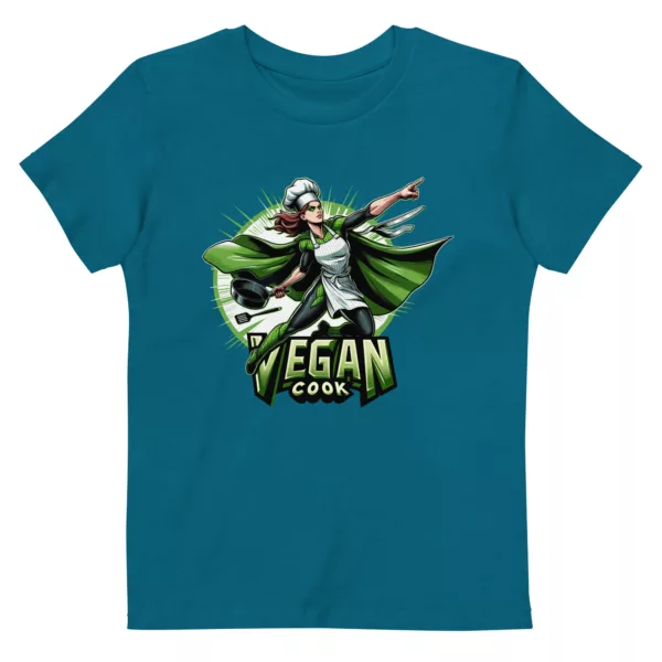 t-shirt: Vegan Cook Heroine (Bio Kids)