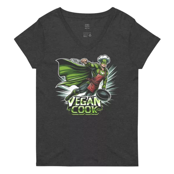 recycletes: Vegan Cook Hero V-Neck (Recycled)