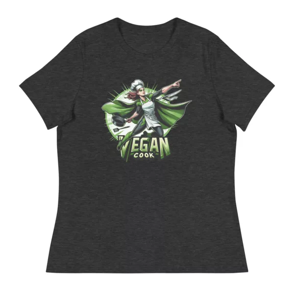 t-shirt: Vegan Cook Heroine