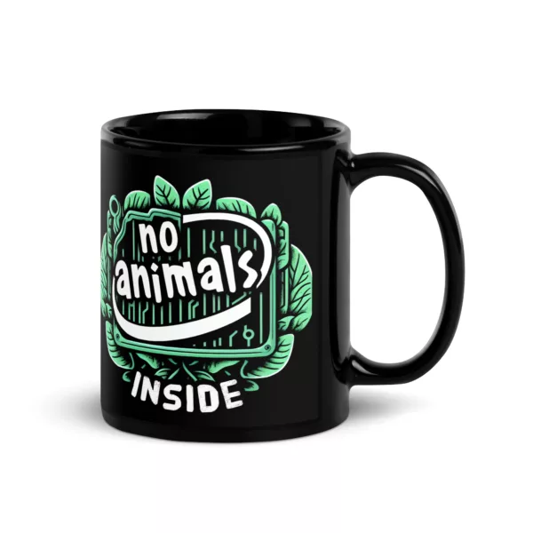 hoodie: No Animals Inside Tasse