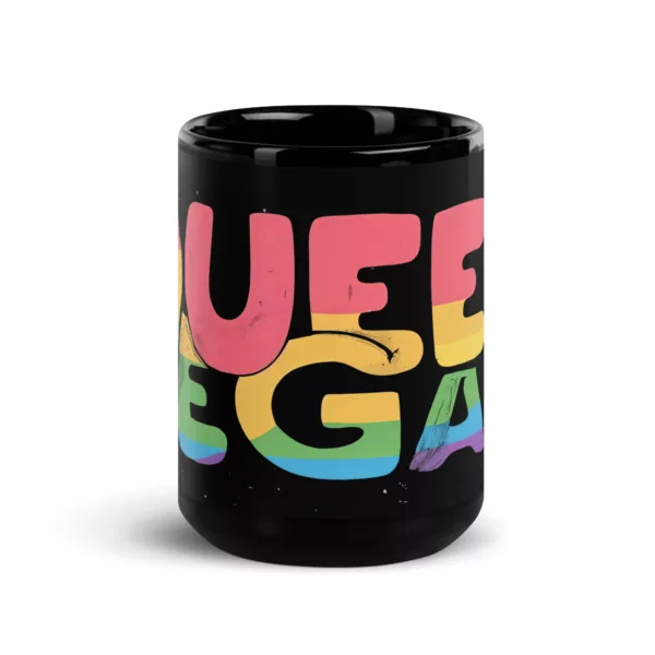 t-shirt: Queer Vegan 2.0 Tasse