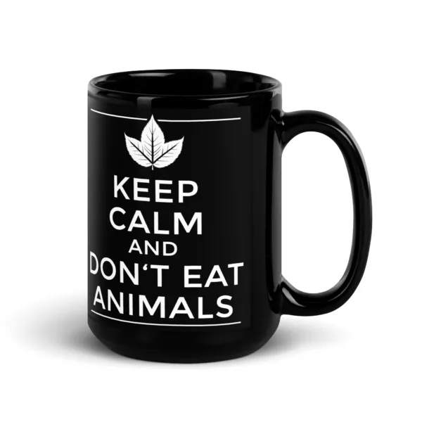 tasse: Keep Calm and Don't Eat Animals Tasse
