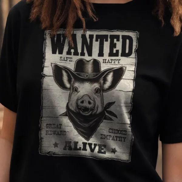 t-shirt: Wanted Pig