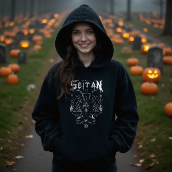 t-shirt: Hail Seitan Hoodie