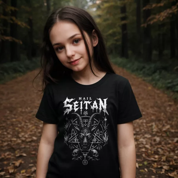 t-shirt: Hail Seitan (Bio Kids)