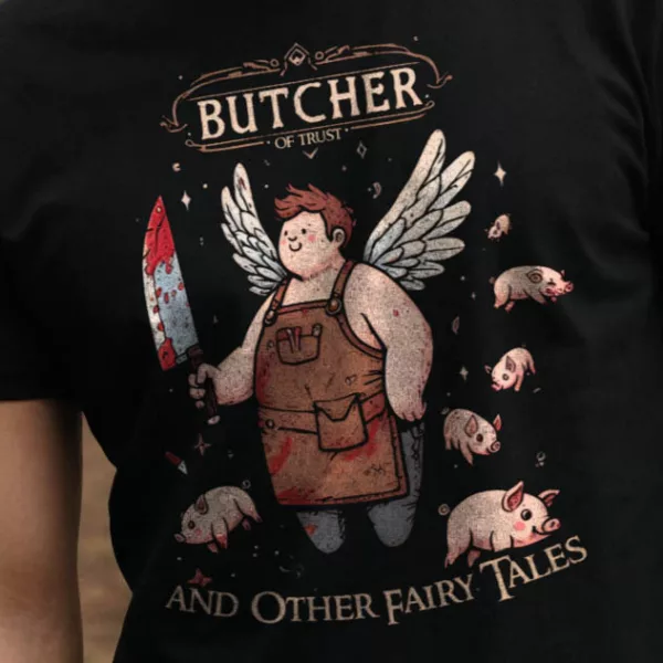 t-shirt: Butcher of Trust (Book Version)