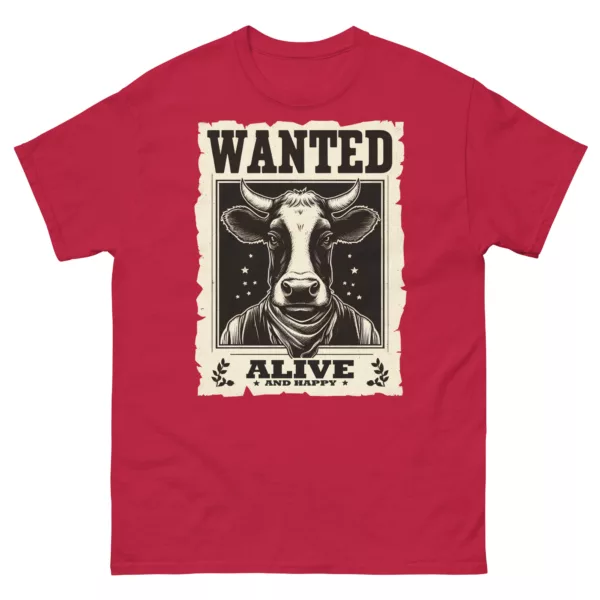 t-shirt: Wanted Cow