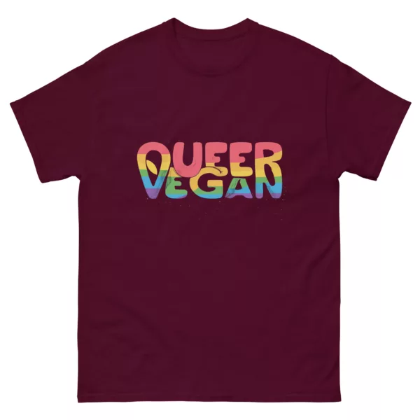 t-shirt: Queer Vegan 2.0