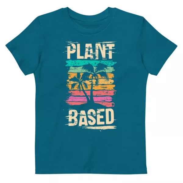 t-shirt: Plant-Based Sunset Beach (Bio Kids)
