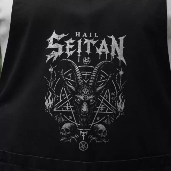 t-shirt: Hail Seitan Grillschürze (Bio)