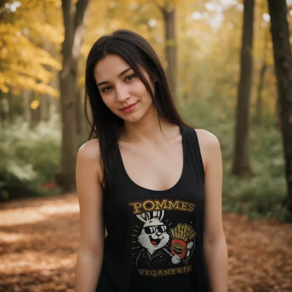 tank-top: Pommesveganerin 2.0 Tank-Top