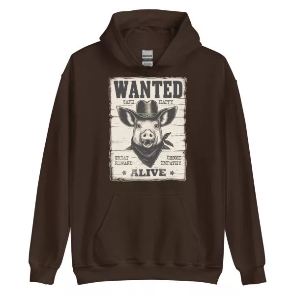 hoodie: Wanted Pig Hoodie