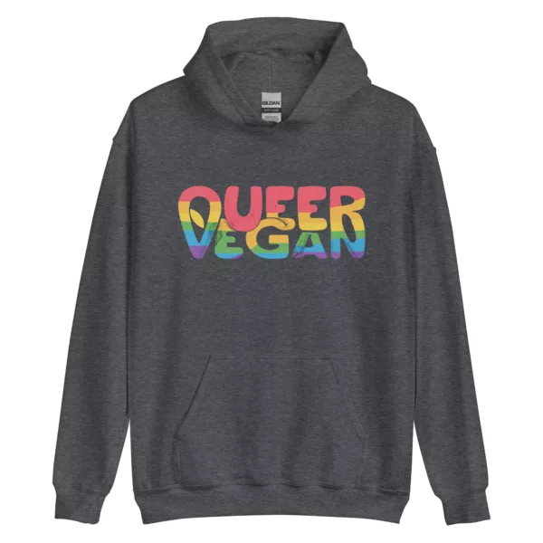 t-shirt: Queer Vegan 2.0 Hoodie