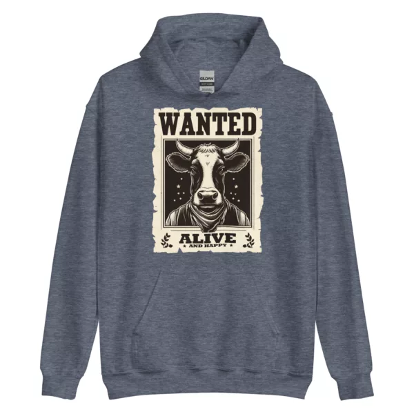 t-shirt: Wanted Cow Hoodie