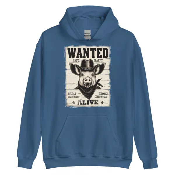 hoodie: Wanted Pig Hoodie