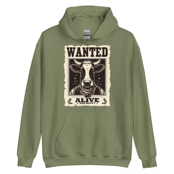 t-shirt: Wanted Cow Hoodie