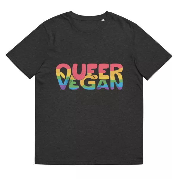 t-shirt: Queer Vegan 2.0 (Bio)