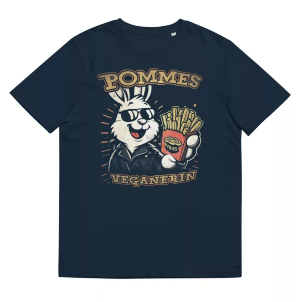 t-shirt: Pommesveganerin 2.0 (Bio)