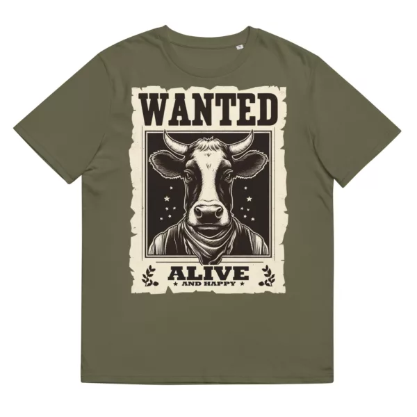 t-shirt: Wanted Cow (Bio)