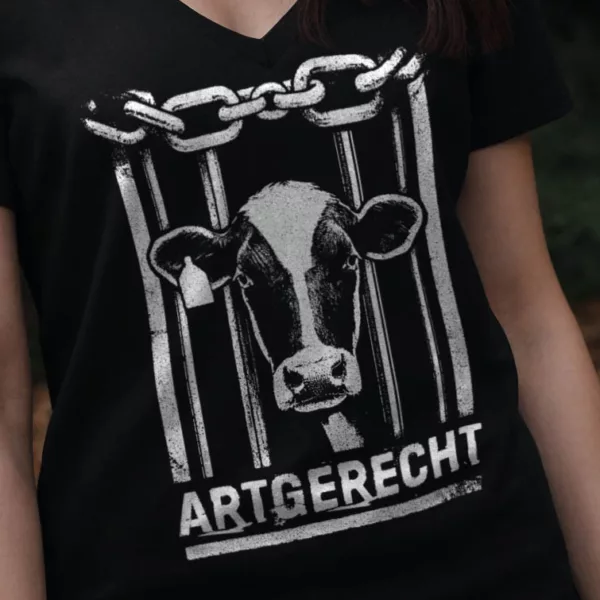 t-shirt: Artgerecht V-Neck (Recycled)