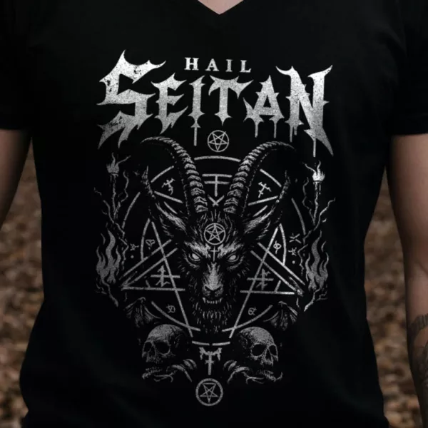 t-shirt: Hail Seitan V-Neck