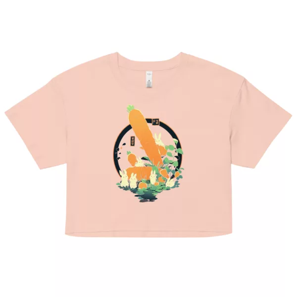 t-shirt: Bunnies Crop-Top