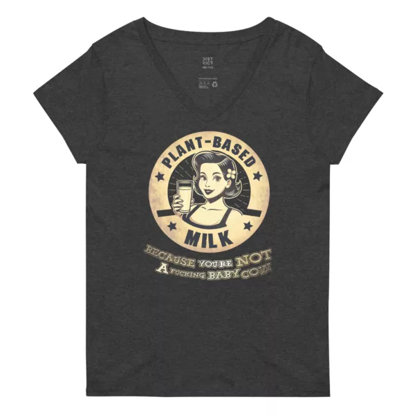 t-shirt: Plant-Based Milk V-Neck (Recycled)