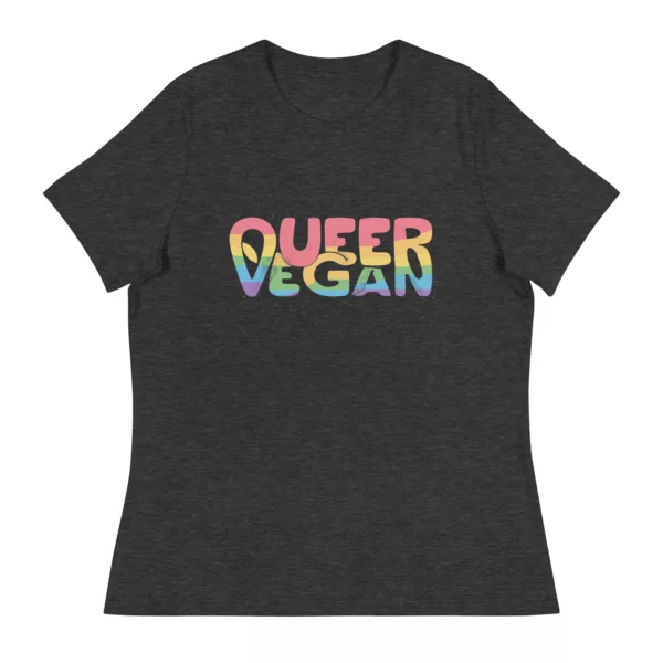 t-shirt: Queer Vegan 2.0