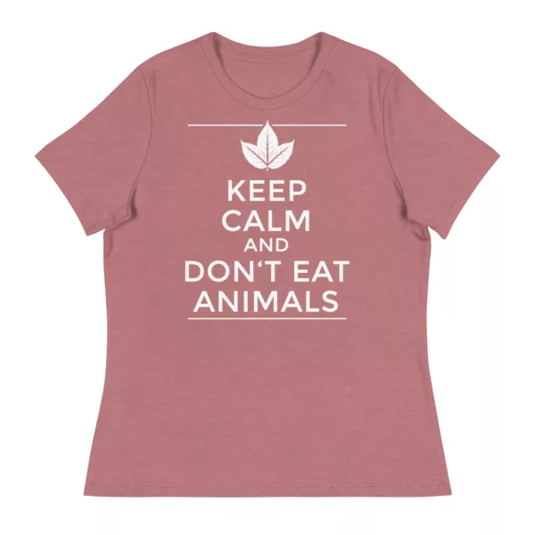 t-shirt: Keep Calm and Don't Eat Animals