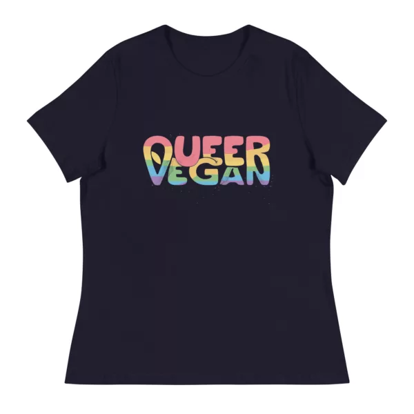 t-shirt: Queer Vegan 2.0