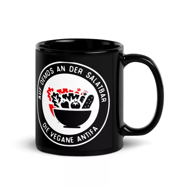 t-shirt: Vegane Antifa Tasse