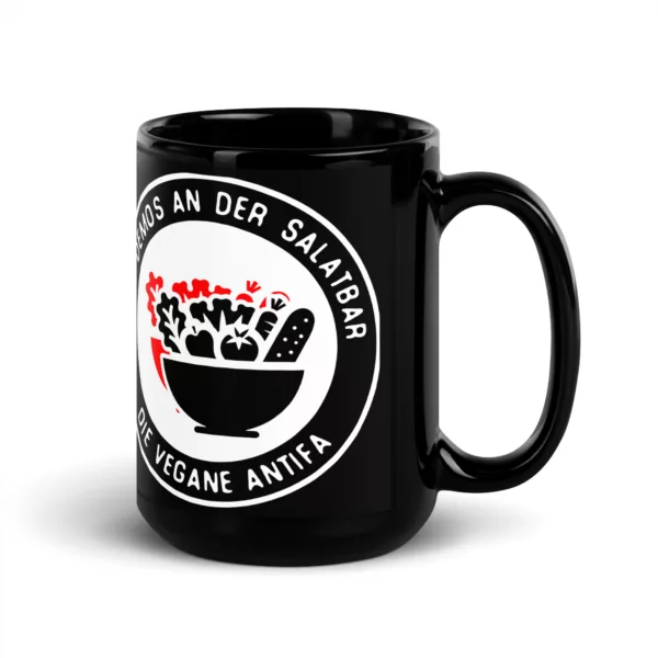 t-shirt: Vegane Antifa Tasse