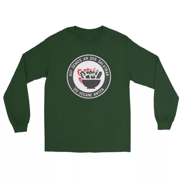 t-shirt: Vegane Antifa Longsleeve