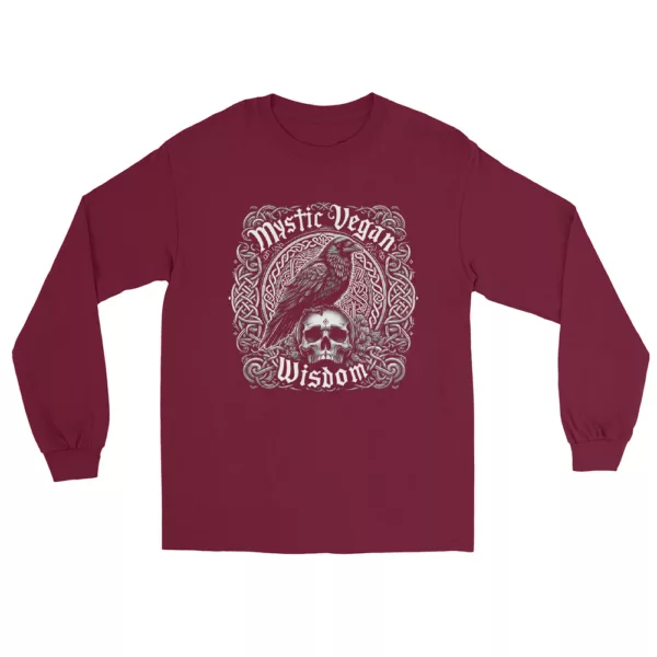 t-shirt: Mystic Vegan Wisdom Longsleeve