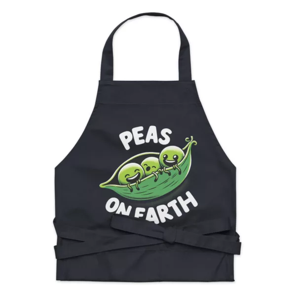 t-shirt: Peas on Earth Grillschürze (Bio)