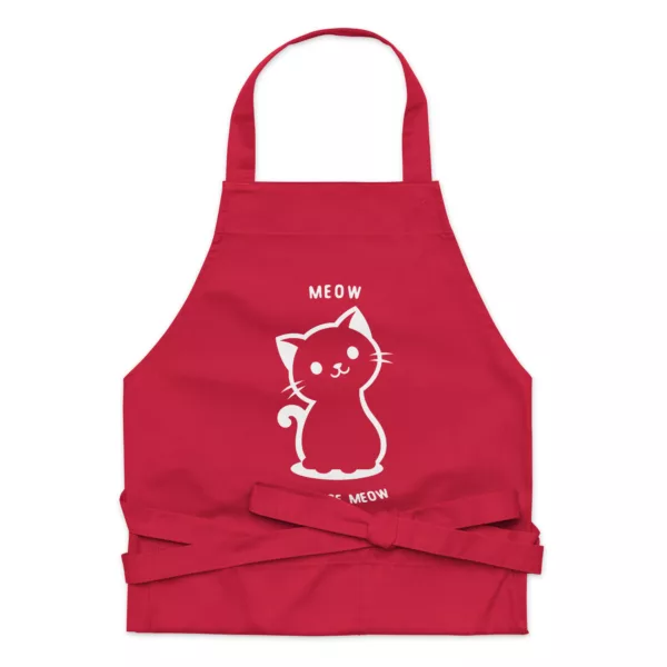 hoodie: Meow Grillschürze (Bio)